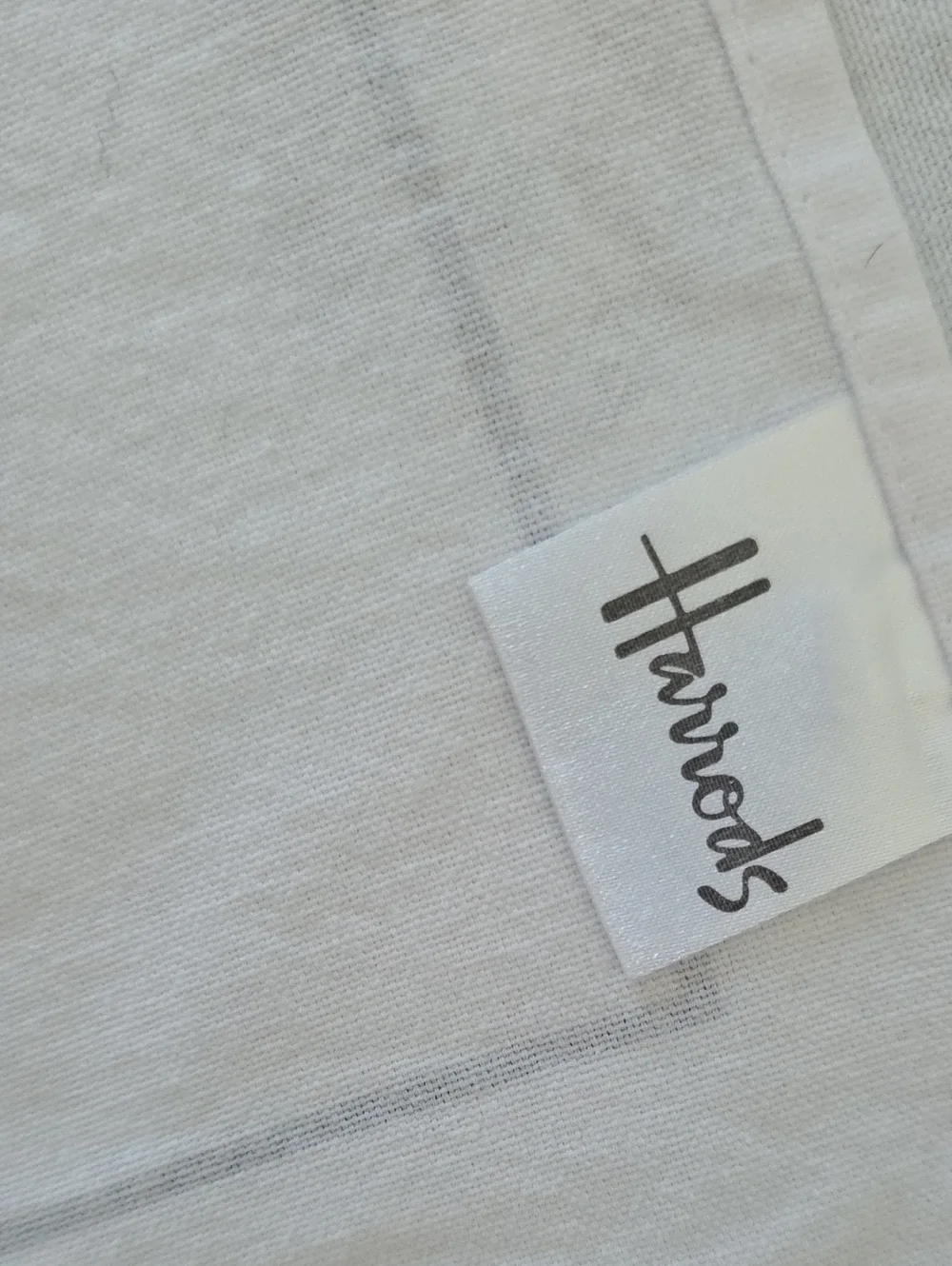 Harrods London-themed cotton tea towel